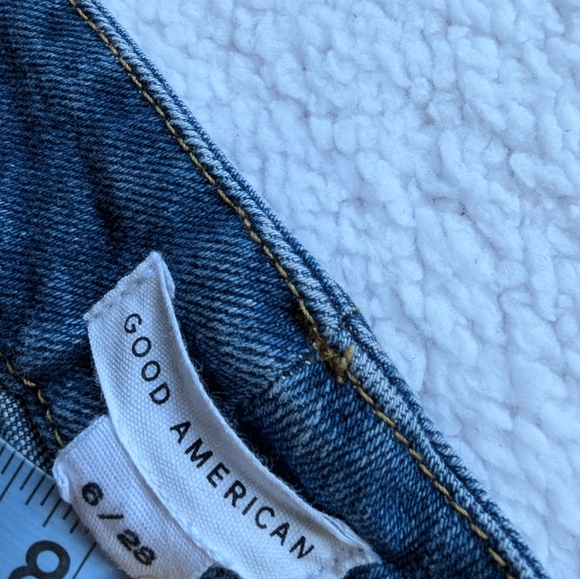 🪞 Good American Women's Good Legs Cigarette Jeans Size 6/28 - Picture 8 of 10